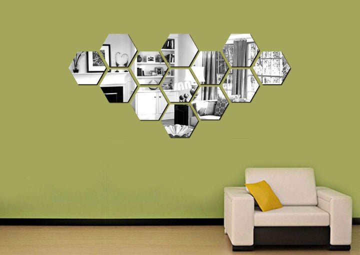 26_a61e2eab-0b01-4b9e-8263-5f80be7e40ba_720x Glam Hexagon Mirror Tiles – Self-Adhesive Acrylic Wall Décor (12 pcs) - Image 6