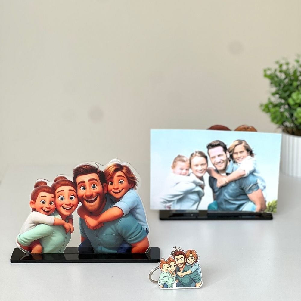 Untitled design (7) Personalized Cartoon Acrylic Stand - Image 2