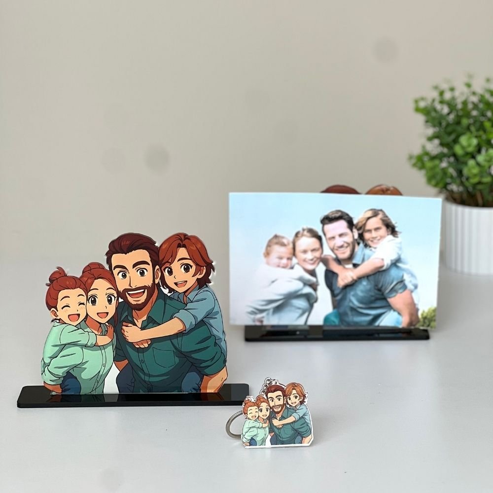 Untitled design (8) Personalized Cartoon Acrylic Stand - Image 3